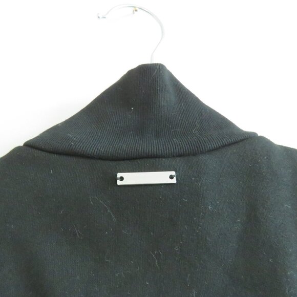 MANIERE DE VOIR Essential High Neck Sweater Jumper in Black Goth Vamp - Size XS - Picture 7 of 11